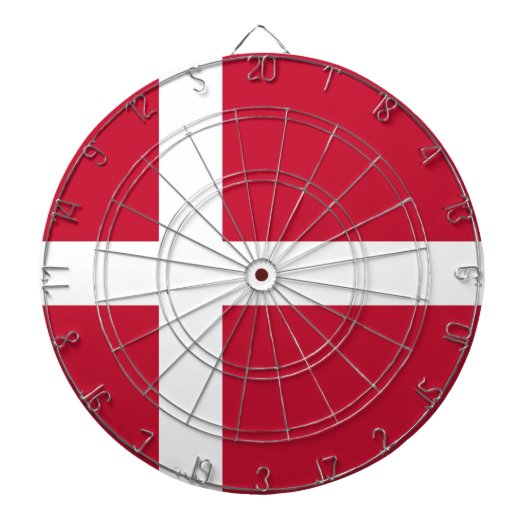 Drapeau Danemark ダーツボード (正面)