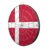 Drapeau Danemark ダーツボード (正面右)