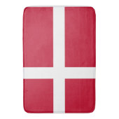 Drapeau Danemark  バスマット (正面縦)