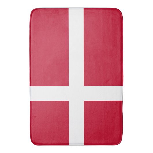 Drapeau Danemark  バスマット (正面縦)
