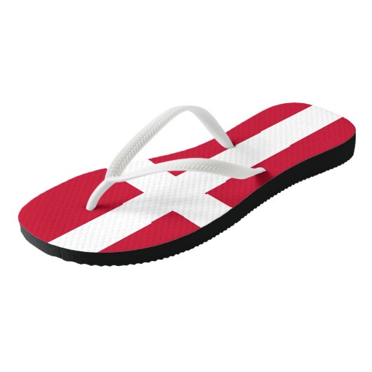 Drapeau Danemark  ビーチサンダル (アングル)