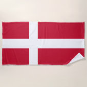 Drapeau Danemark  ビーチタオル (正面)