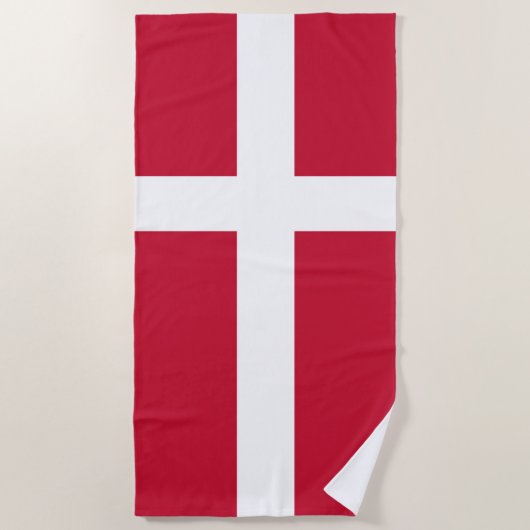 Drapeau Danemark  ビーチタオル (正面)