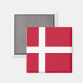 Drapeau Danemark  マグネット (正面/裏面)