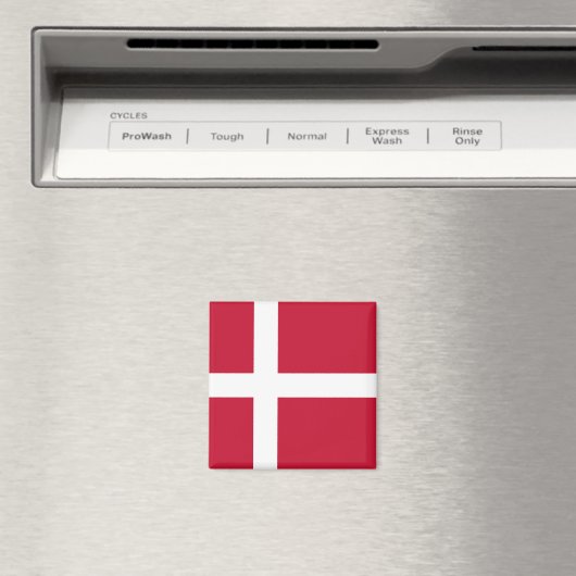 Drapeau Danemark  マグネット (インサイチュ (食洗機))
