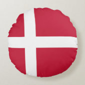 Drapeau Danemark  ラウンドクッション (正面)