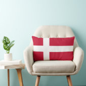 Drapeau Danemark ランバークッション (椅子)