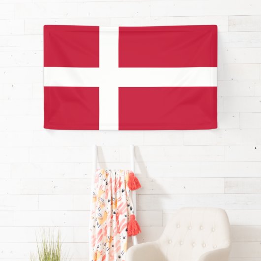 Drapeau Danemark  横断幕 (インサイチュ)
