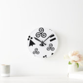 drapeau de Bretagne ラウンド壁時計 (ホーム)