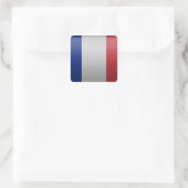 Drapeau de de la France スクエアシール (バッグ)