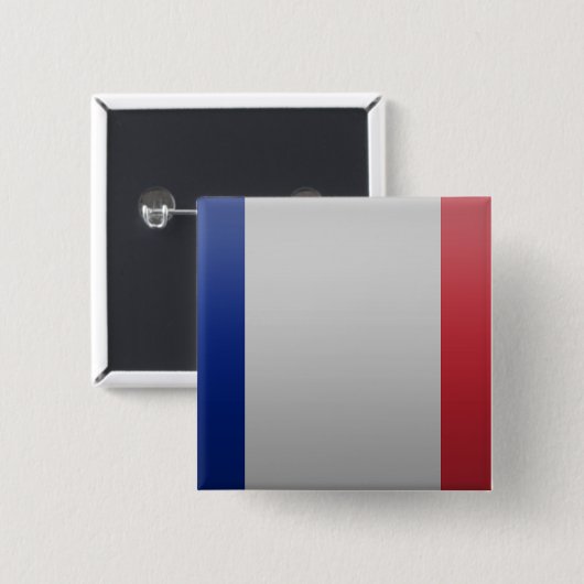 Drapeau de de la France 缶バッジ (正面&裏面)