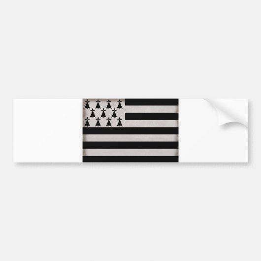 Drapeau de la Bretagne バンパーステッカー (正面)