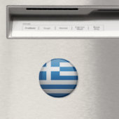 Drapeau de la Grèce マグネット (インサイチュ (食洗機))