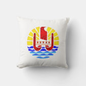 Drapeau de la Polynésie française クッション (正面)