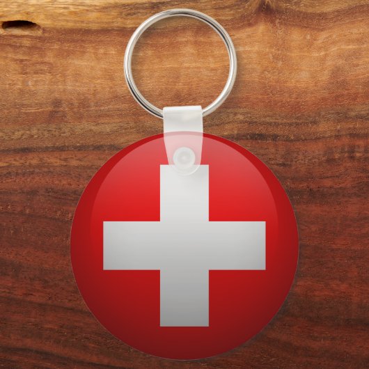 Drapeau de la Suisse キーホルダー (正面)