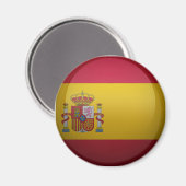 Drapeau de l'Espagne. マグネット (正面/裏面)