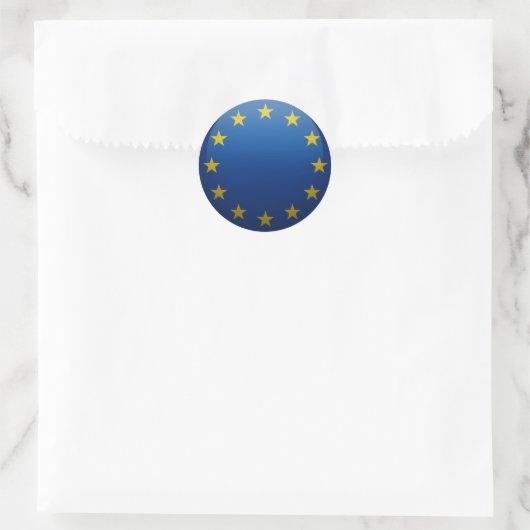 Drapeau de l'Europe ラウンドシール (バッグ)