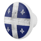 Drapeau du Québec style grunge érodé セラミックノブ (右)