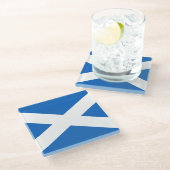 Drapeau Écosse ガラスコースター (アングル)