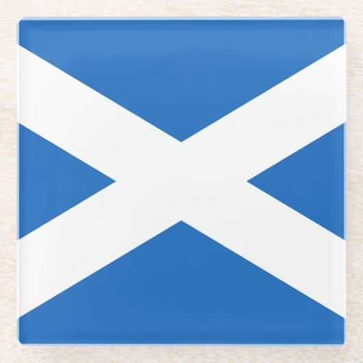 Drapeau Écosse ガラスコースター (正面)