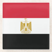 Drapeau Égypte ガラスコースター (正面)