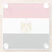 Drapeau Égypte ガラスコースター (裏面)