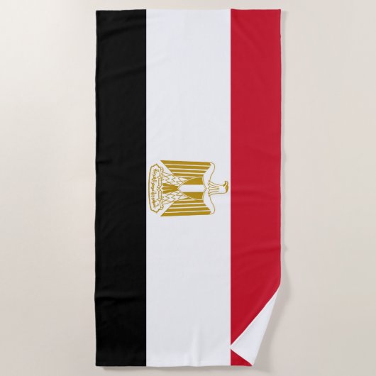 Drapeau Égypte ビーチタオル (正面)