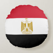 Drapeau Égypte ラウンドクッション (正面)