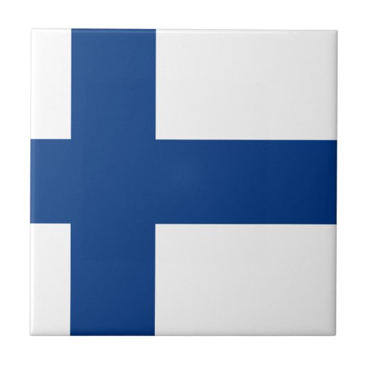 Drapeau Finlande タイル (正面)