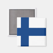 Drapeau Finlande マグネット (正面/裏面)
