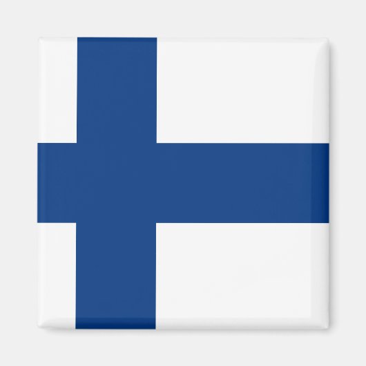 Drapeau Finlande マグネット (正面)