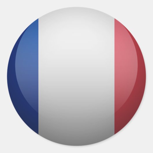 drapeau français ラウンドシール (正面)
