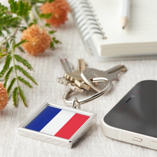  Drapeau France Tricolore キーホルダー (側面)