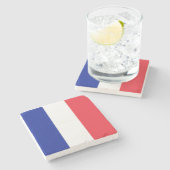 Drapeau France Tricolore ストーンコースター (横)