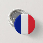 Drapeau France Tricolore 缶バッジ (正面&裏面)