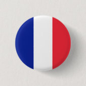 Drapeau France Tricolore 缶バッジ (正面)
