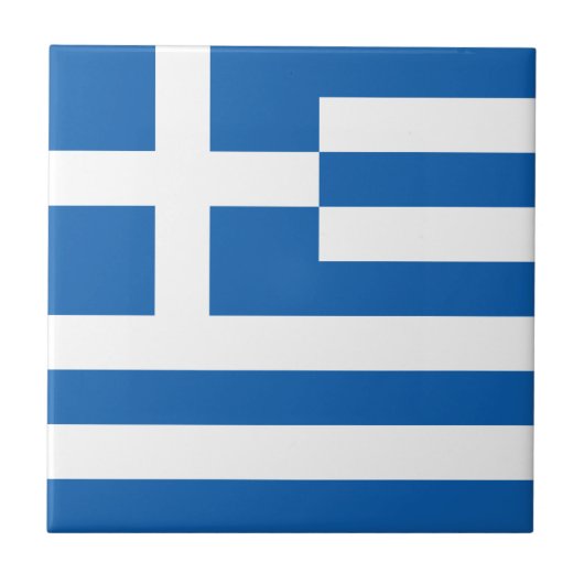 Drapeau Grèce タイル (正面)