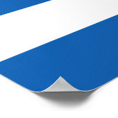 Drapeau Grèce ポスター (角)