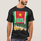 drapeau guadeloupe 971 gwada de gwadloup tシャツ (正面)