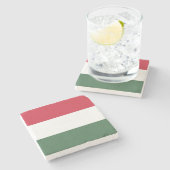 Drapeau Hongrie tricolore ストーンコースター (横)