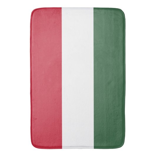 Drapeau Hongrie tricolore バスマット (正面縦)