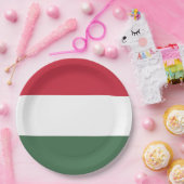 Drapeau Hongrie tricolore ペーパープレート (パーティー)