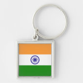 Drapeau Inde キーホルダー (正面)