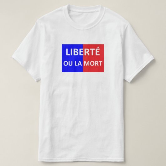 drapeau indépendantiste haïtien (1803) tシャツ (デザイン正面)