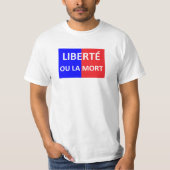drapeau indépendantiste haïtien (1803) tシャツ (正面)
