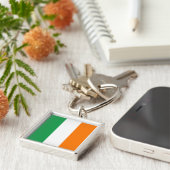 Drapeau Irlande Tricolore キーホルダー (側面)