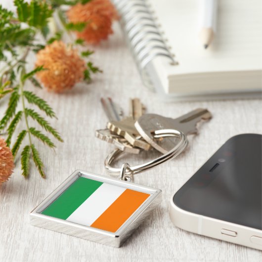 Drapeau Irlande Tricolore キーホルダー (側面)