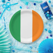 Drapeau Irlande Tricolore ペーパープレート (パーティー)