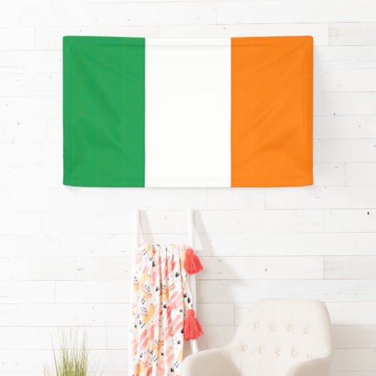 Drapeau Irlande Tricolore 横断幕 (インサイチュ)