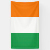 Drapeau Irlande Tricolore 横断幕 (縦)
